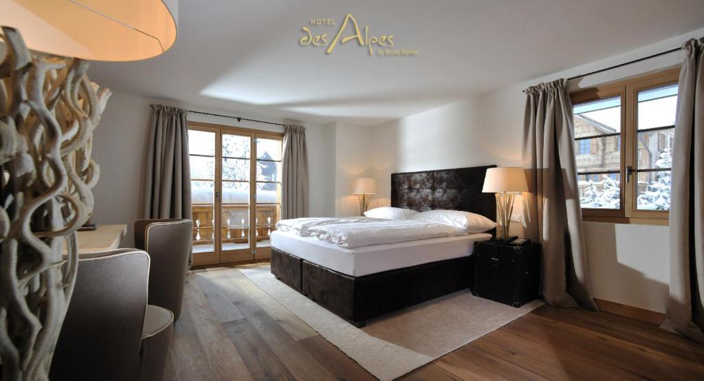 Hotel Des Alpes Superieur Гштад Номер фото